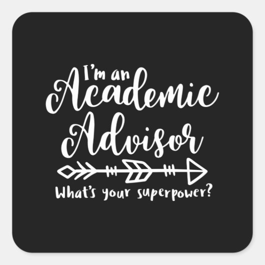 アカデミックアドバイザー、大学顧問 スクエアシール (正面)