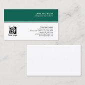 アカデミックコンサルタントシンプルミニマルプロフェッショナル 名刺 (正面/裏面)