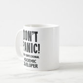 アカデミック開発者 コーヒーマグカップ (正面左)