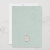 アカデミック フレーム 卒業招待状 招待状 (裏面)