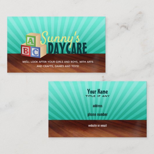 アカデミーの名刺 名刺 (正面/裏面)