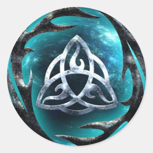 アカデミージャーニーのシンボルステッカー ラウンドシール (正面)