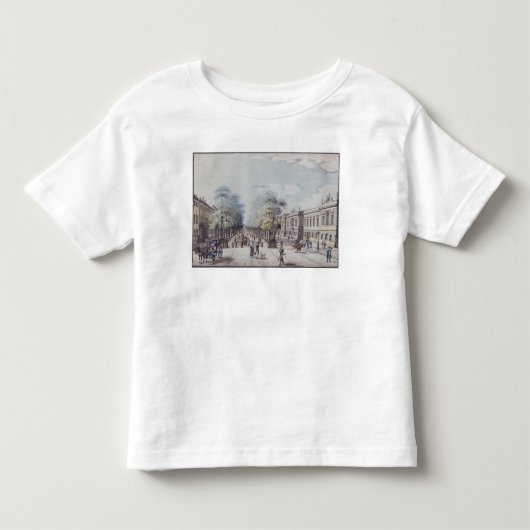 アカデミー、ベルリンを持つシナノキ トドラーTシャツ (正面)