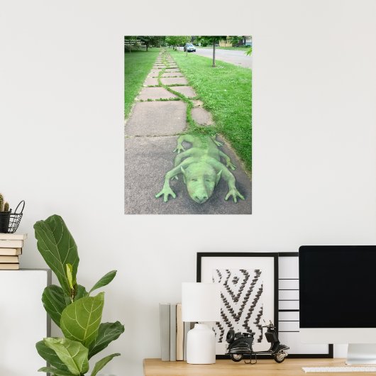 アカトカゲ ポスター (ホームオフィス)