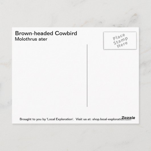 アカバドリ ポストカード (裏面)