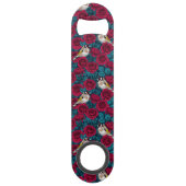 アカバラの花と金魚の鳥 スピード栓抜き (裏面)