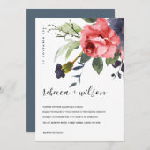 アカバラ牡丹ユーカリフローラウォーター結婚カラー (正面/裏面)