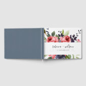 アカバラ牡丹ユーカリフローラウォーター結婚カラー ゲストブック (全面)