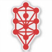 アカバリスムの木(赤) シール (正面)