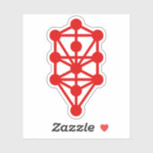 アカバリスムの木（赤） シール (シート)