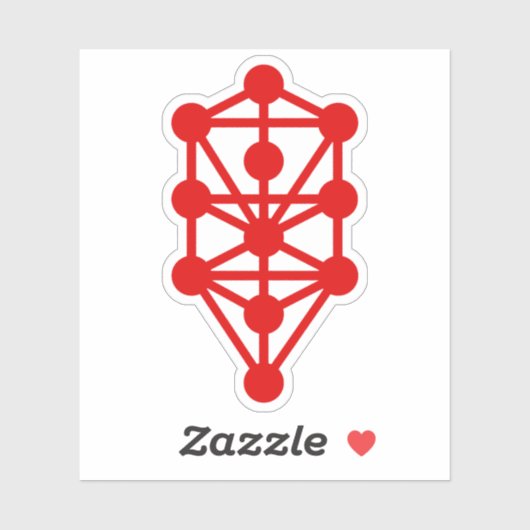 アカバリスムの木(赤) シール (シート)