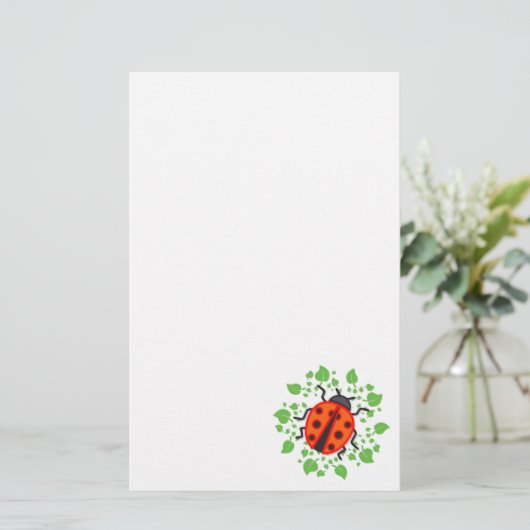 アカヒメムシ 便箋 (スタンド正面)