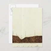 アカプルコからメキシコシティまでの標高 ポストカード (正面/裏面)