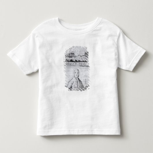 アカプルコの船の取得、1743年6月20日 トドラーTシャツ (正面)