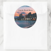 アカプルコビーチ，メキシコ ラウンドシール (バッグ)