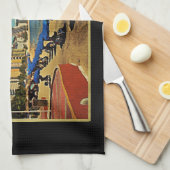 アカプルコメキシコヴィンテージトラベル キッチンタオル (四つ折り)