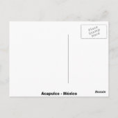 アカプルコ ポストカード (裏面)