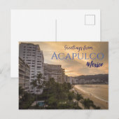 アカプルコ メキシコ 旅行 はがき (正面/裏面)