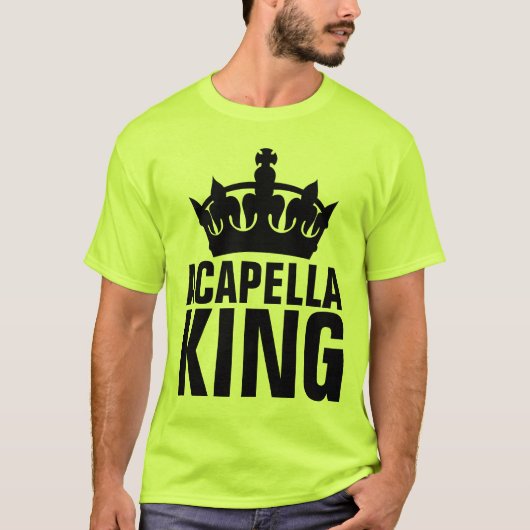 アカペラキングTシャツ Tシャツ (正面)