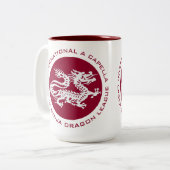 アカペラファンのマグ ツートーンマグカップ (正面左)