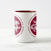 アカペラファンのマグ ツートーンマグカップ (中央)