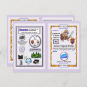 アカマス – 騎士のアクチニウムの剣 ポストカード (正面/裏面)