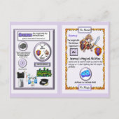 アカマス – 騎士のアクチニウムの剣 ポストカード (正面)