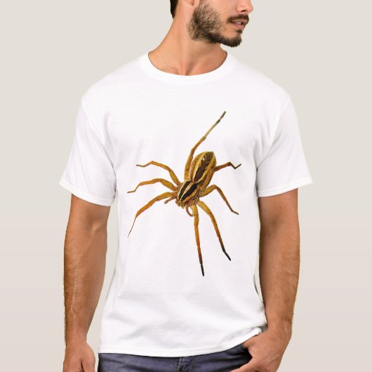 アカメアシダカグモ (Rabidosa rabida) Tシャツ (正面)