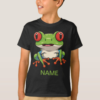 アカメアマガエルのかわいいキッズTシャツ Tシャツ