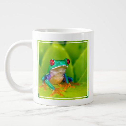 アカメアマガエル コスタリカ ジャンボコーヒーマグカップ (左)