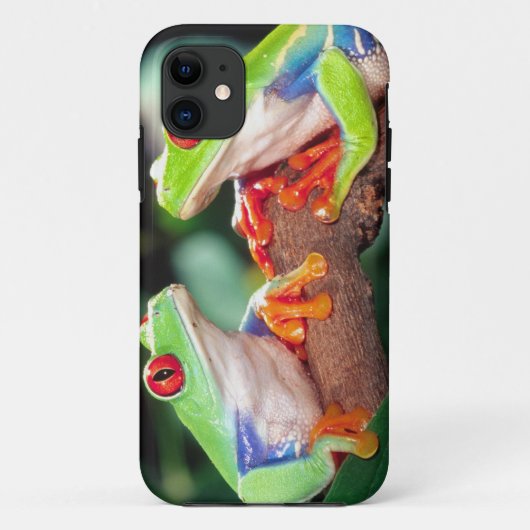 アカメアマガエル ペア アガリクニス・カリドリュアス Case-Mate iPhoneケース (裏面)
