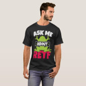アカメアマガエル RETF について聞いてください カエル 両生類 Tシャツ (正面フル)