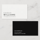 アカモダンントエレガント 名刺 (正面/裏面)