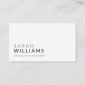 アカモダンントエレガント 名刺 (正面)