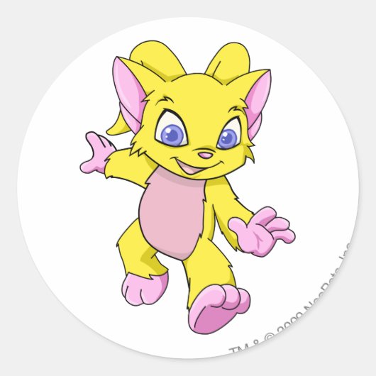 アカライエロー ラウンドシール (正面)