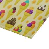 アカラフルイスクリームコーン カッティングボード (角)