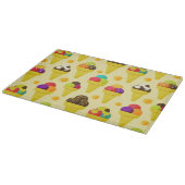 アカラフルイスクリームコーン カッティングボード (角)