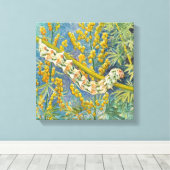 アカリアアッシンティウモアキャタピラ キャンバスプリント (インサイチュ (ウッドフロア))