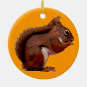 アカリスのクリスマスのオーナメント セラミックオーナメント (裏面)