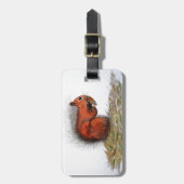 アカリスの松 ラゲッジタグ (正面縦)