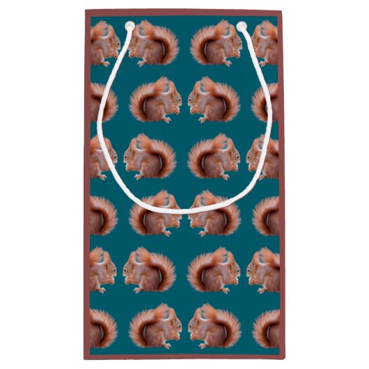 アカリスの逆上のギフトバッグ スモールペーパーバッグ (裏面)