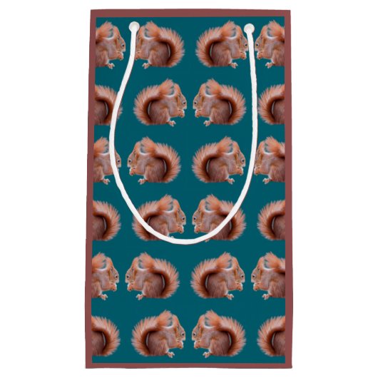 アカリスの逆上のギフトバッグ スモールペーパーバッグ (正面)