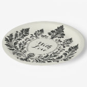 アカンサスと古代 ペーパープレート (アングル)