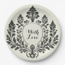 アカンサスと古代 ペーパープレート