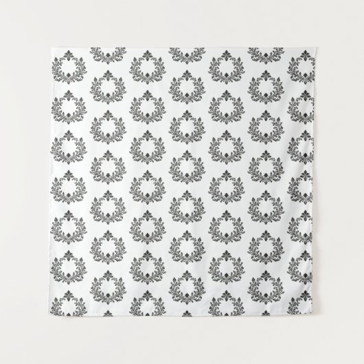 アカンサスと古代、黒と白結婚の タペストリー (正面)