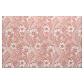 アカンサスのザクロ桃 ファブリック (ファットクウォーター)