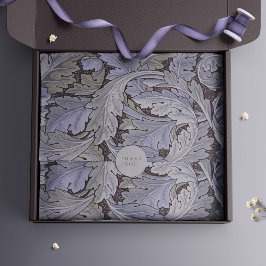 アカンサスウィリアムモリスパープルヴィンテージフローラ 薄葉紙