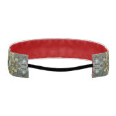 アカンサスヴィンテージフローラルパターンbyウィリアム・モリス アスレチックヘッドバンド (裏面)