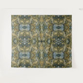 アカンサスヴィンテージフローラルパターンbyウィリアム・モリス タペストリー (正面(横))