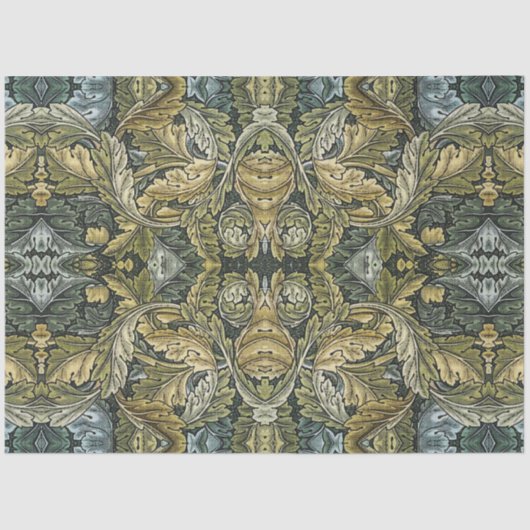 アカンサスヴィンテージフローラルパターンbyウィリアム・モリス 薄葉紙 (正面)